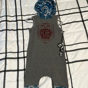 Rags 18-24 months Romper Lion with Hood